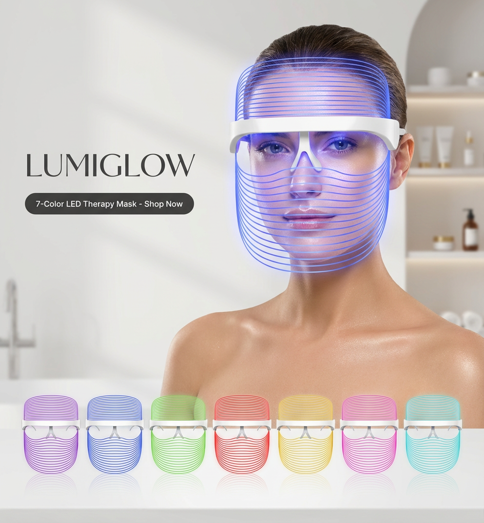 7-Color LED Light Therapy Mask — Transform Your Skin at Home